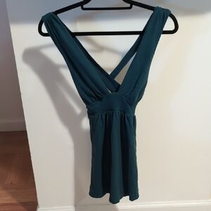 Teal Sleeveless Dress